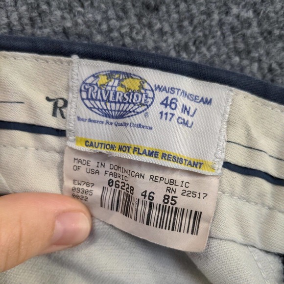 Riverside Men's Employee Uniform Cargo Shorts Blue Size 46 Miller Lite Beer - Picture 11 of 11